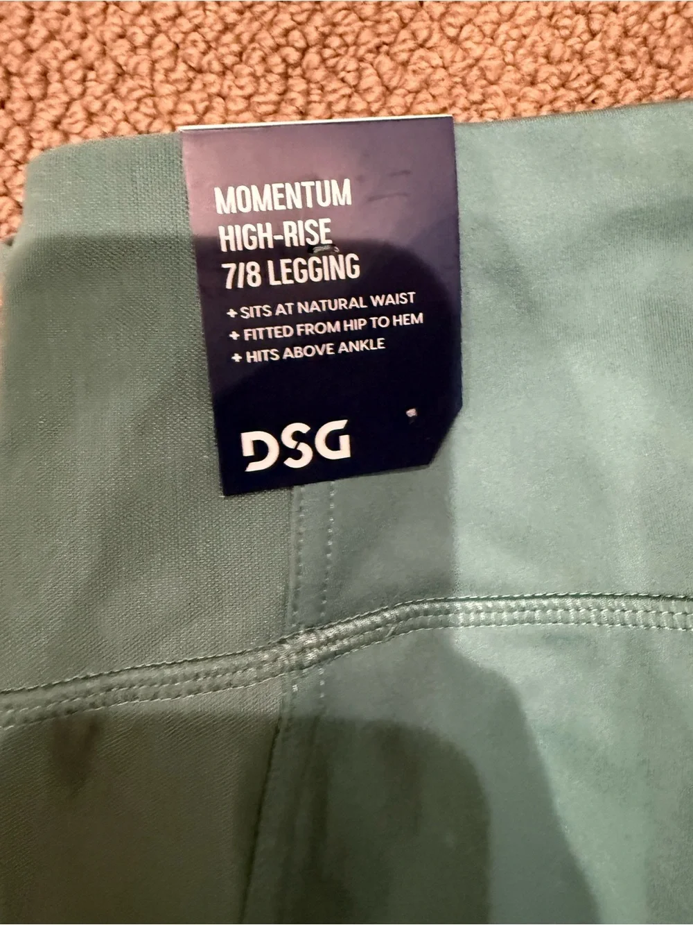 DSG green stretchy washable